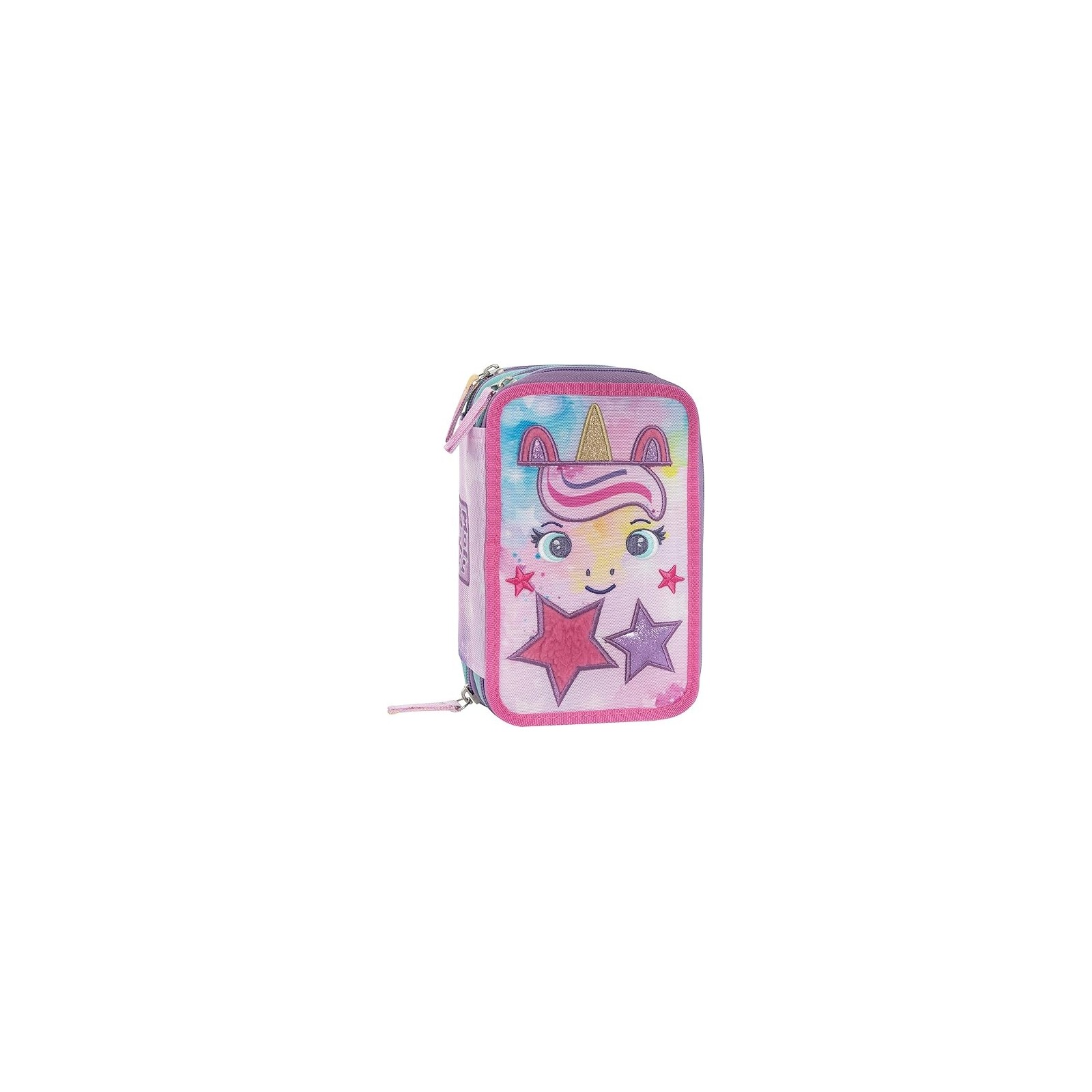 AST.CORR.3 ZIP UNICORN MOFUMOFU PENCIL CASES