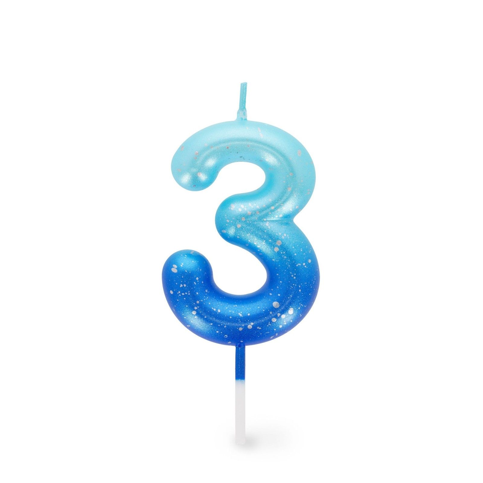 CANDELA PER TORTA - HAPPY BIRTHDAY CANDLE - BLUE - 3 | LEGAMI MILAN...