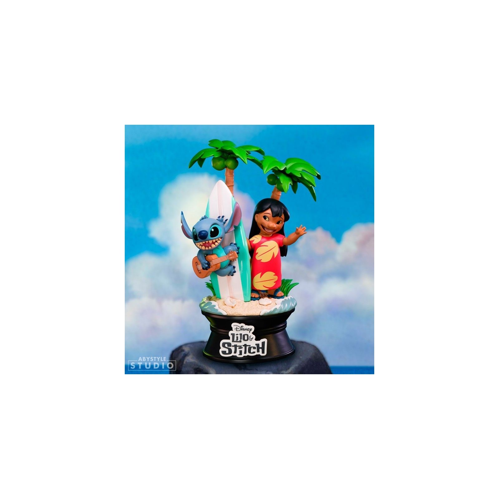 ABYSTYLE DISNEY Disney Lilo & Stitch Lilo & StitchSurfboard Figure ...