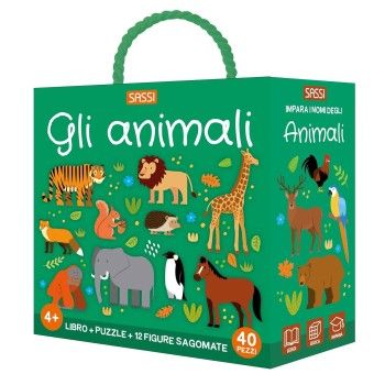 Animali. Q-box. Ediz. a colori. Con puzzle by SASSI EDITORE | SASSI...