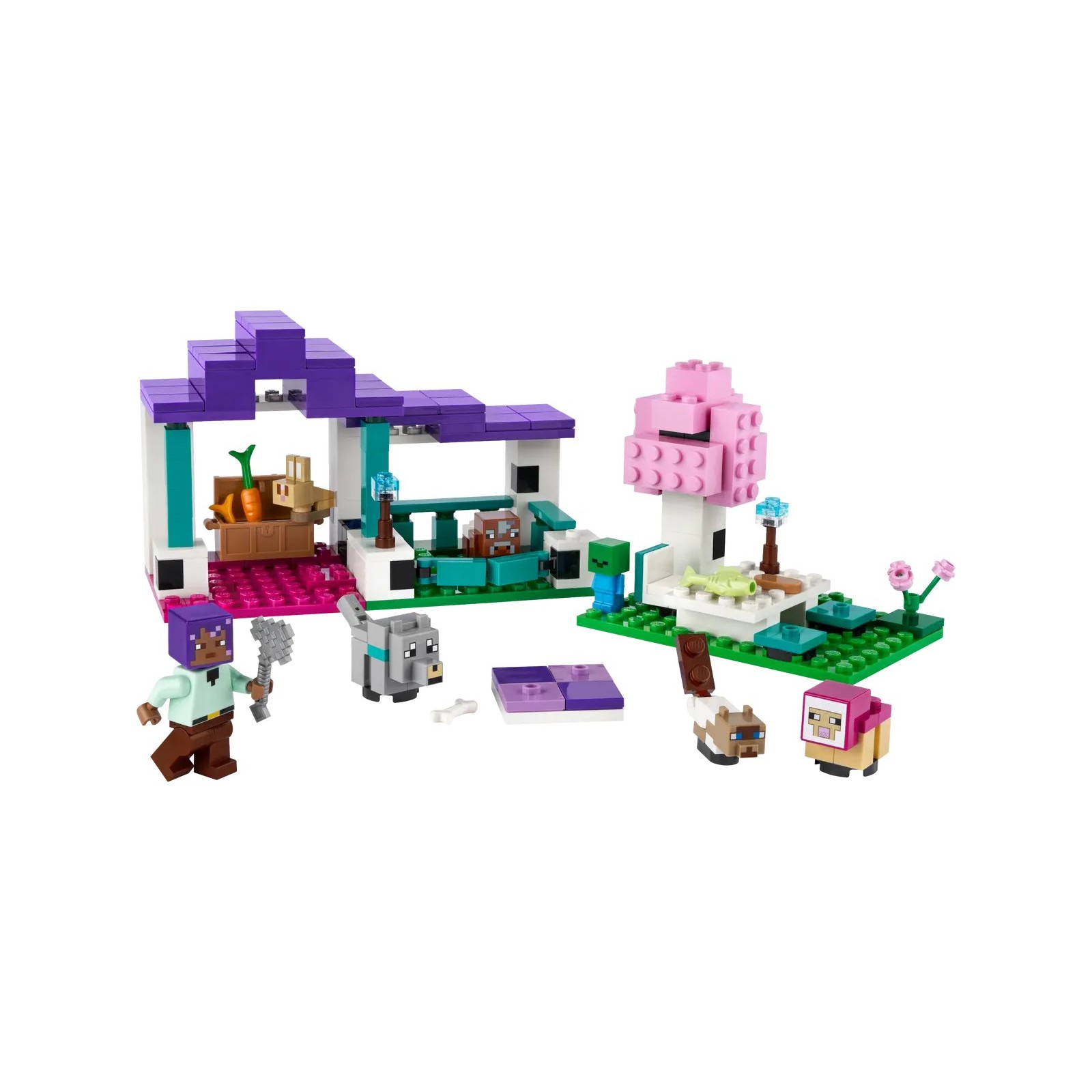 LEGO MINECRAFT SANTUARIO ANIMALI 21253