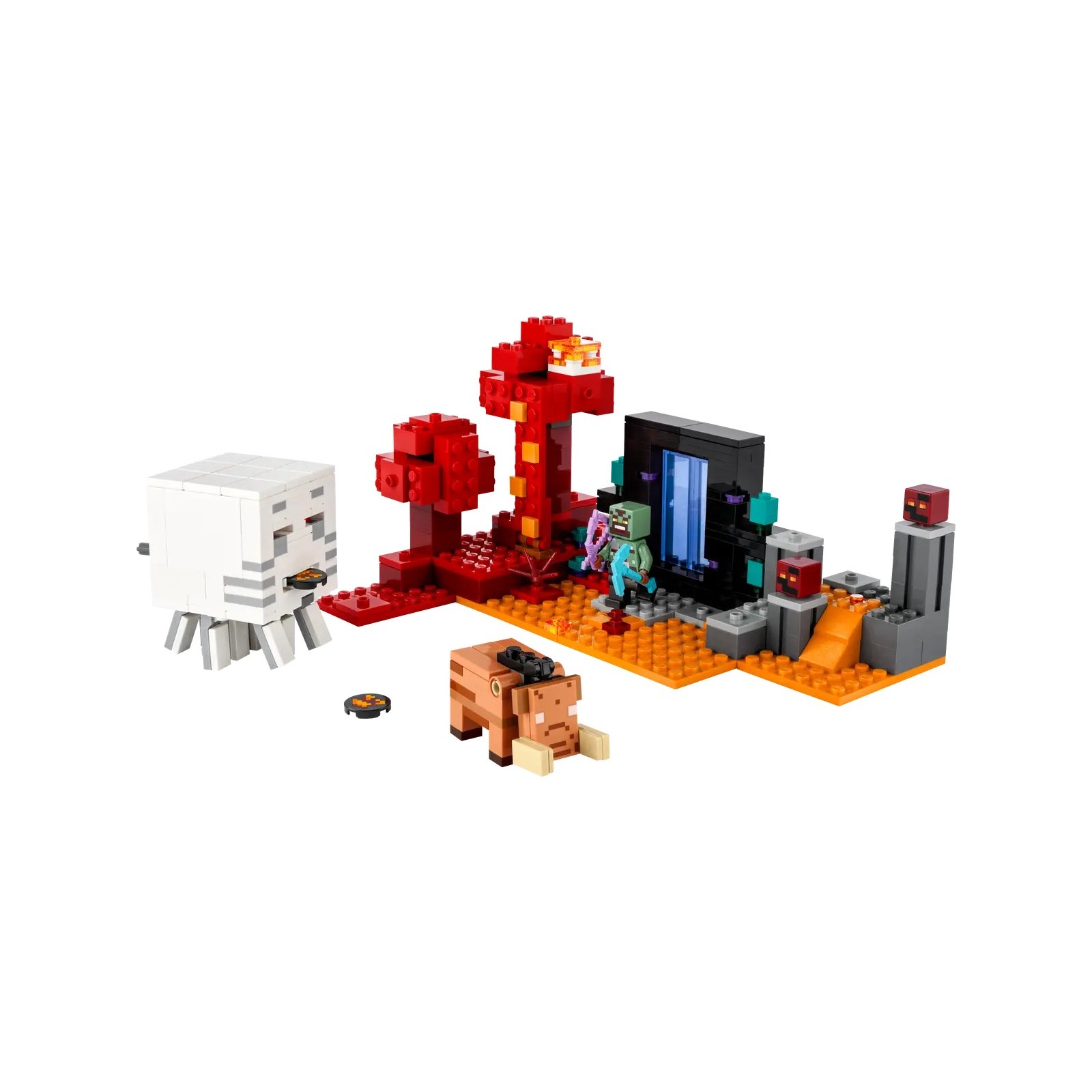 LEGO MINECRAFT AGGUATO PORTALE NETHER 21255