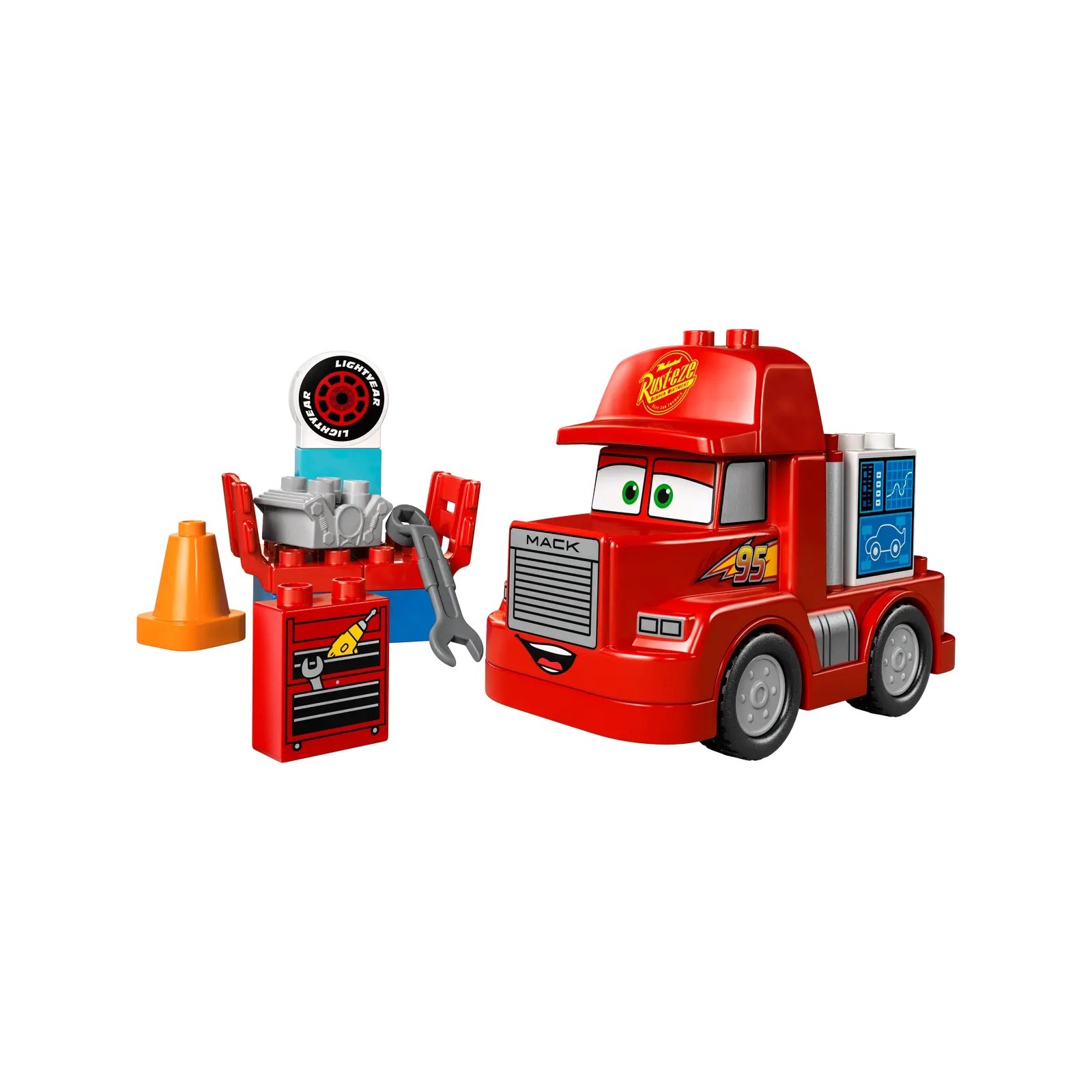 LEGO DUPLO MACK AL CIRCUITO 10417