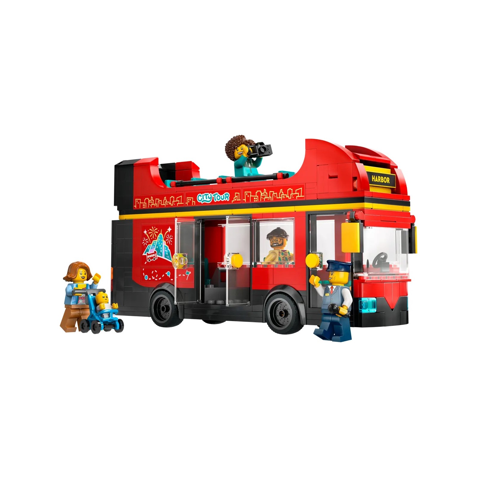 LEGO CITY AUTOBUS ROSSO A 2 PIANI 60407-LEGO