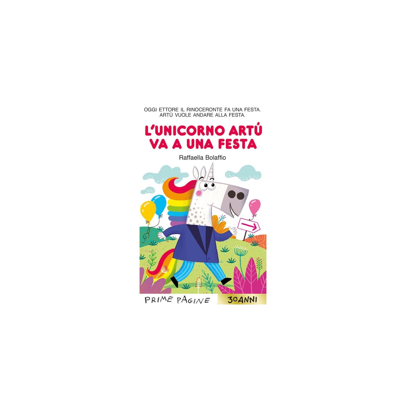 l'unicorno Artù va a festa