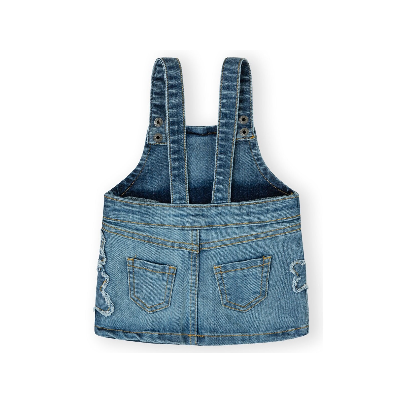 VESTIDO BBFLOWERS GIRL - DENIM AZUL - 24M - 1