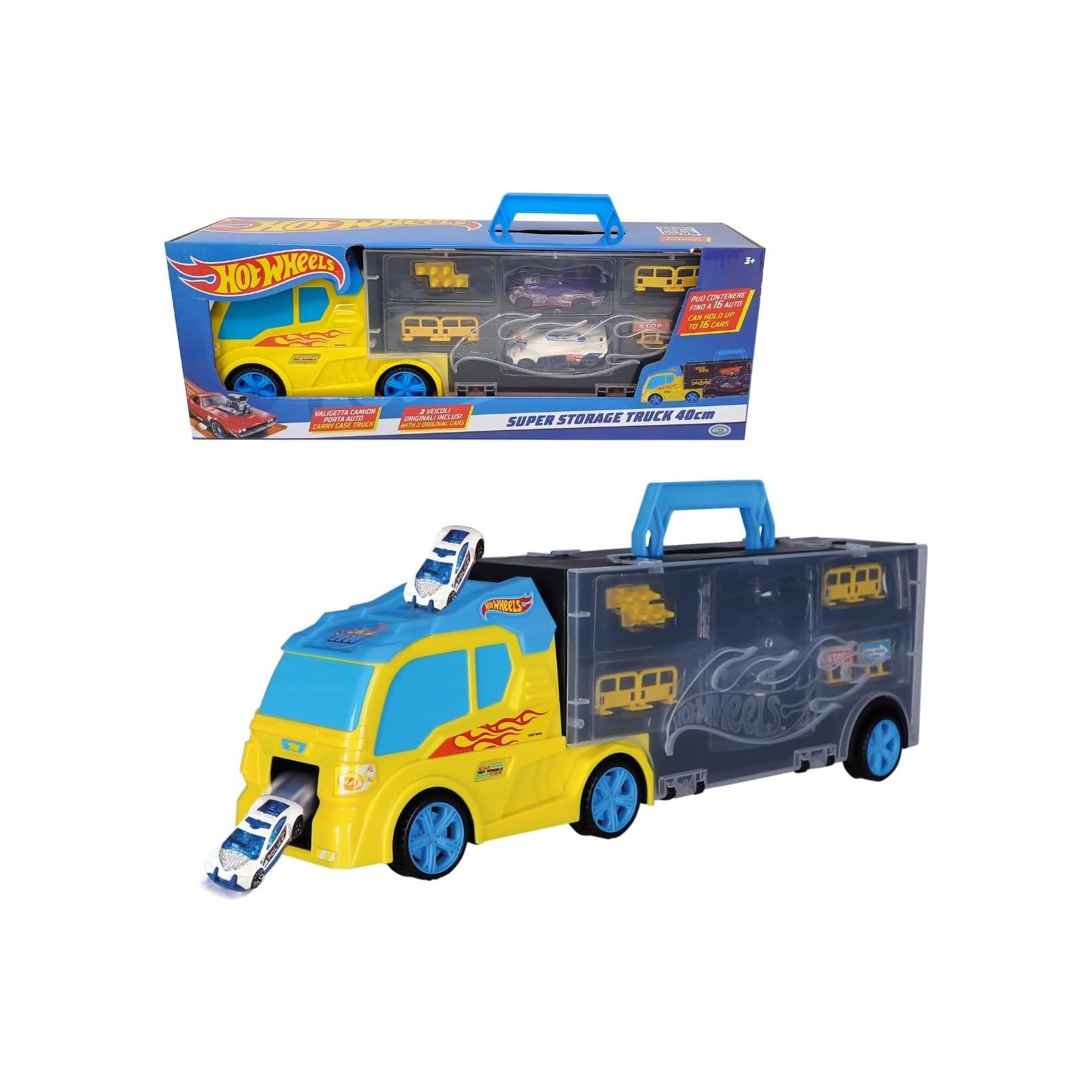 HOT WHEELS - TRANSPORTER 40 NEW C/2 AUTO VALIGETTA CAMION-CHILD