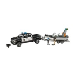 RAM 2500 Police Pickup, L+S Module, trailer, boat,2figures