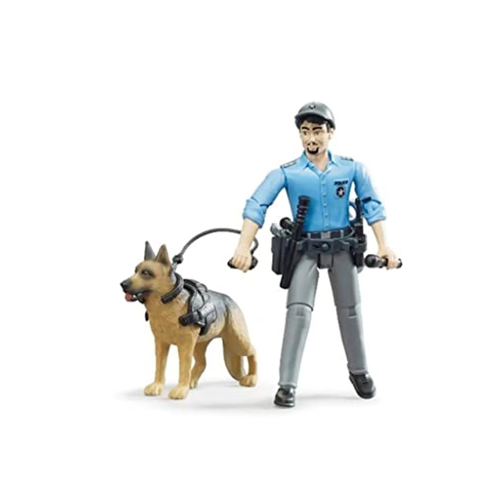 bworld Policeman with dog-MODELLISMO