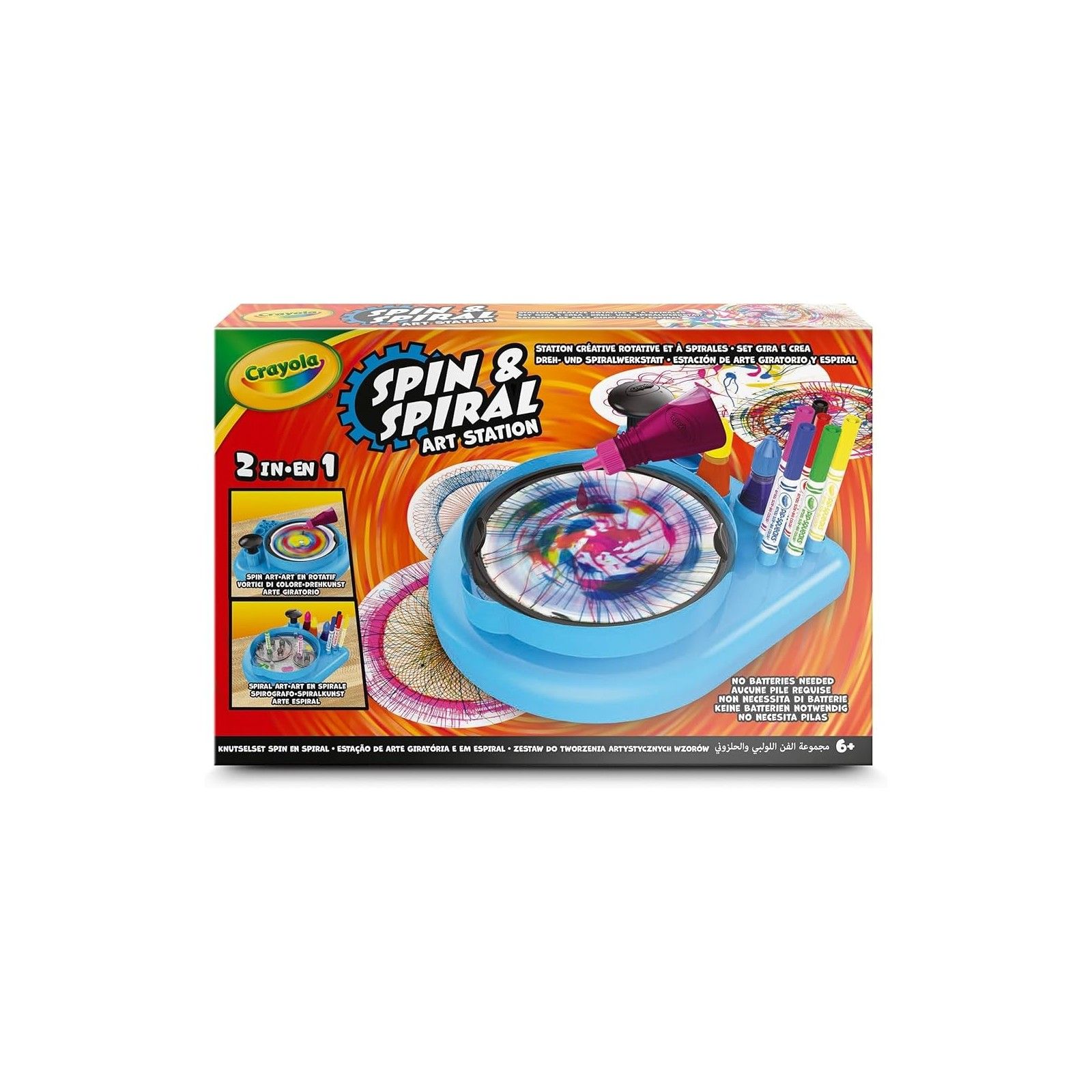 Spin & spiral art station - super set gira & crea-CREATIVI