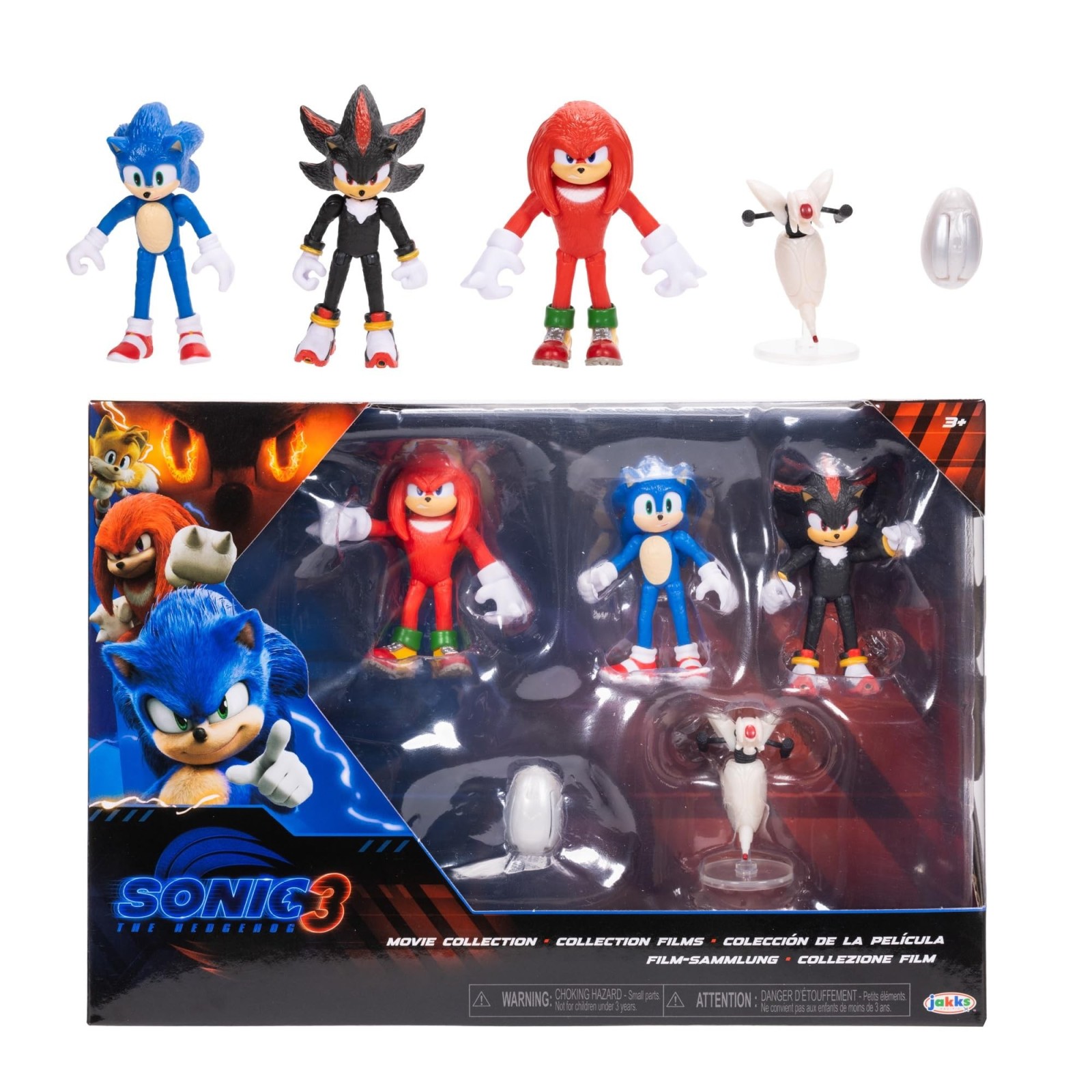 SONIC 3 MOVIE 2.5" FIG MLTPCK-UNISEX