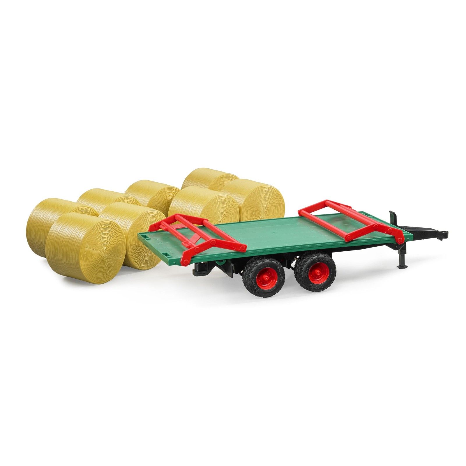 Bale transport trailer with 8 round bales-MODELLISMO