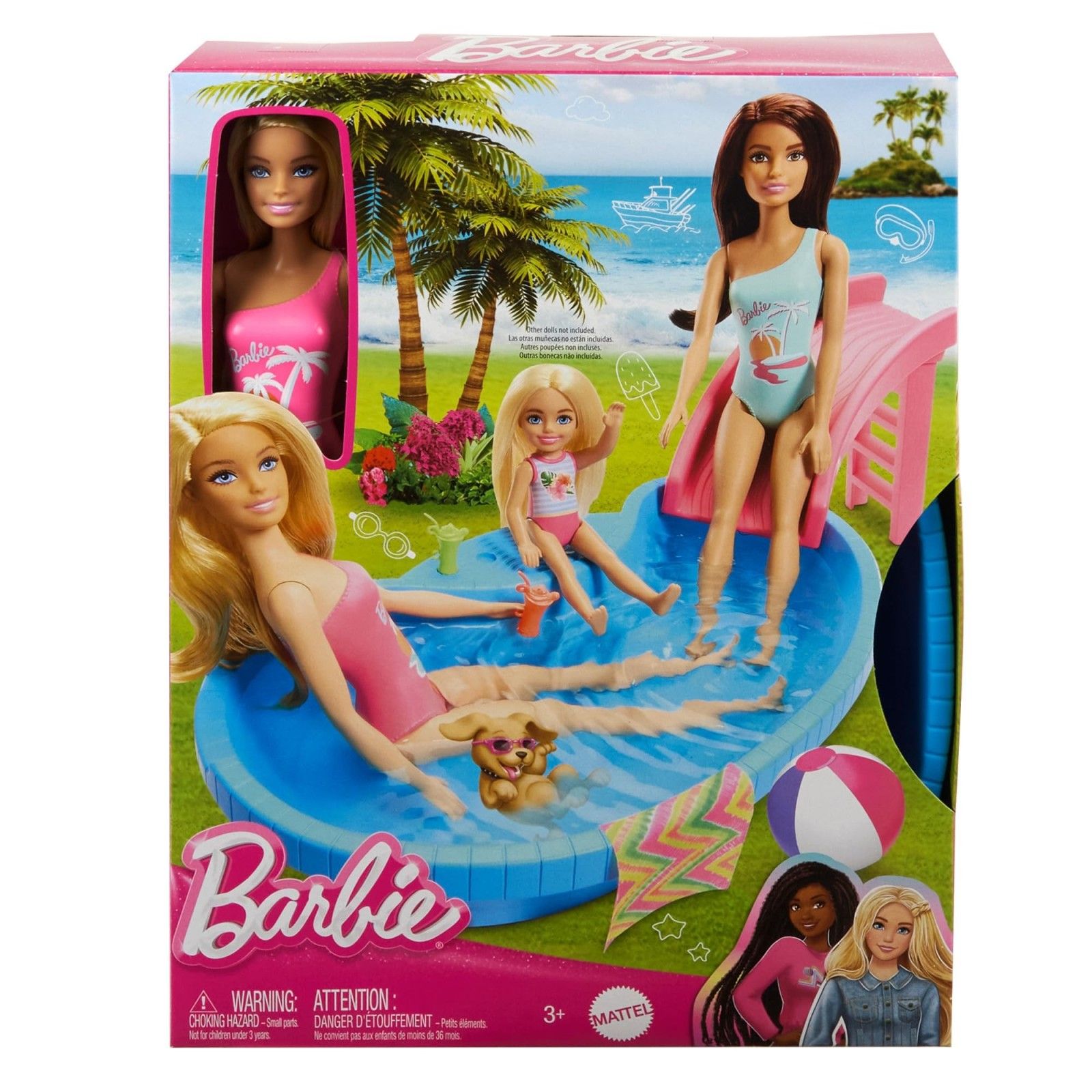 BARBIE PISCINA CON BAMBOLA HRJ74