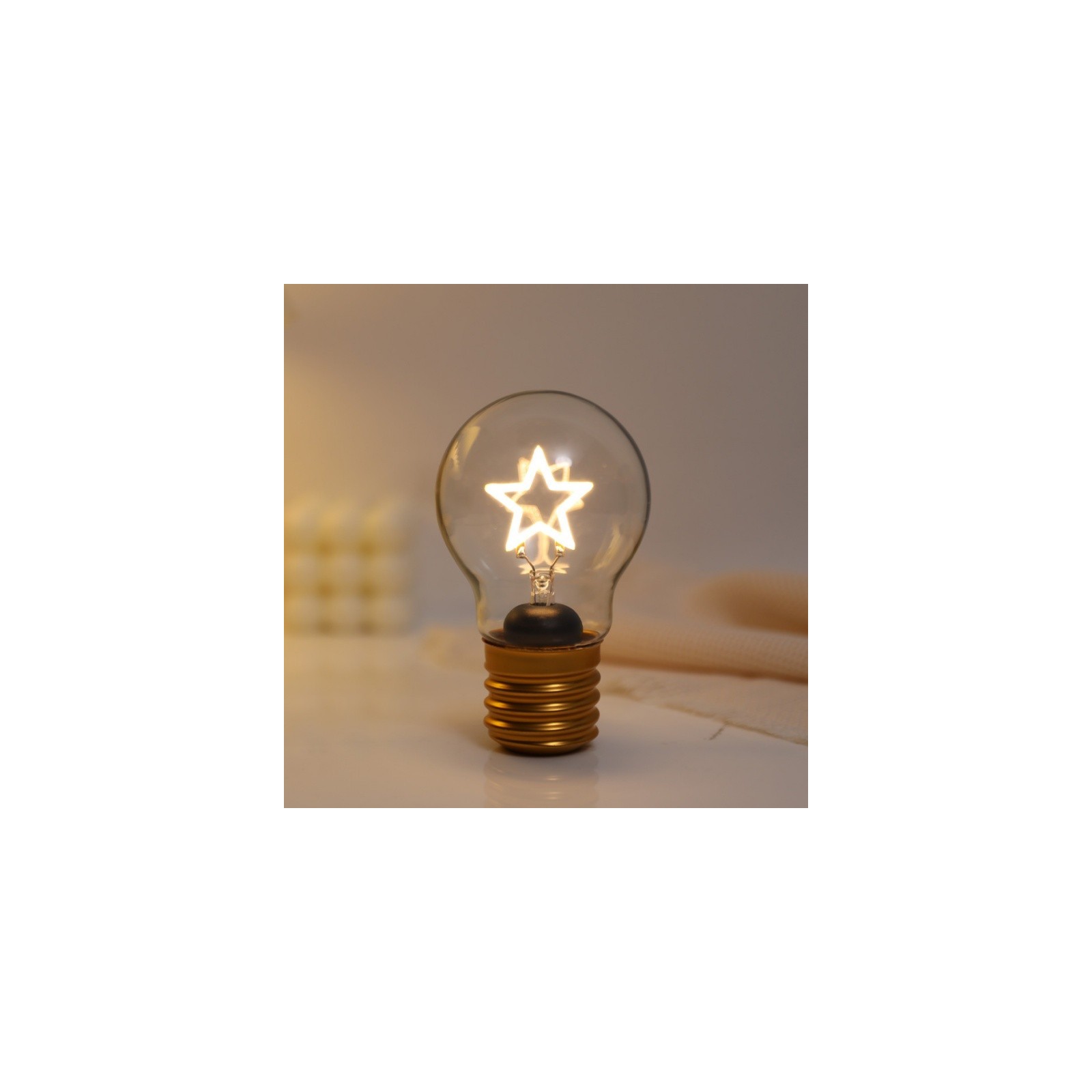 LUCETTA A FORMA DI LAMPADINA STAR-GADGET