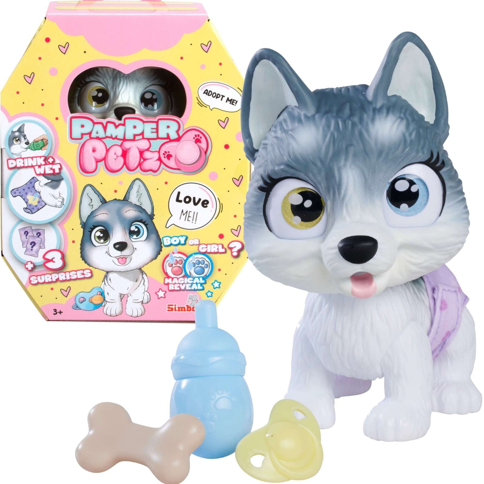 Pamper Petz Cane husky-TEDDY BEAR