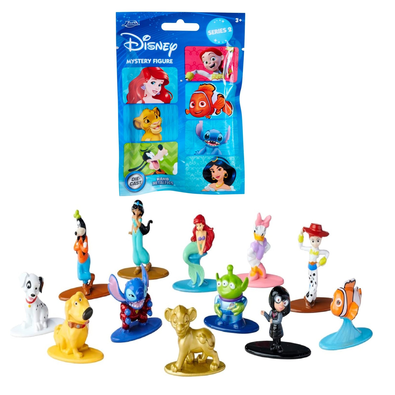 Disney Blind Pack Nanofigs, 12-asst.-GIOCATTOLI UNISEX