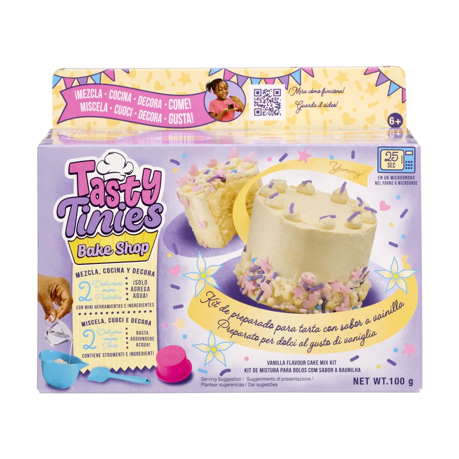 Tasty Tinies Cake Kit: Torta alla Vaniglia-CHILD