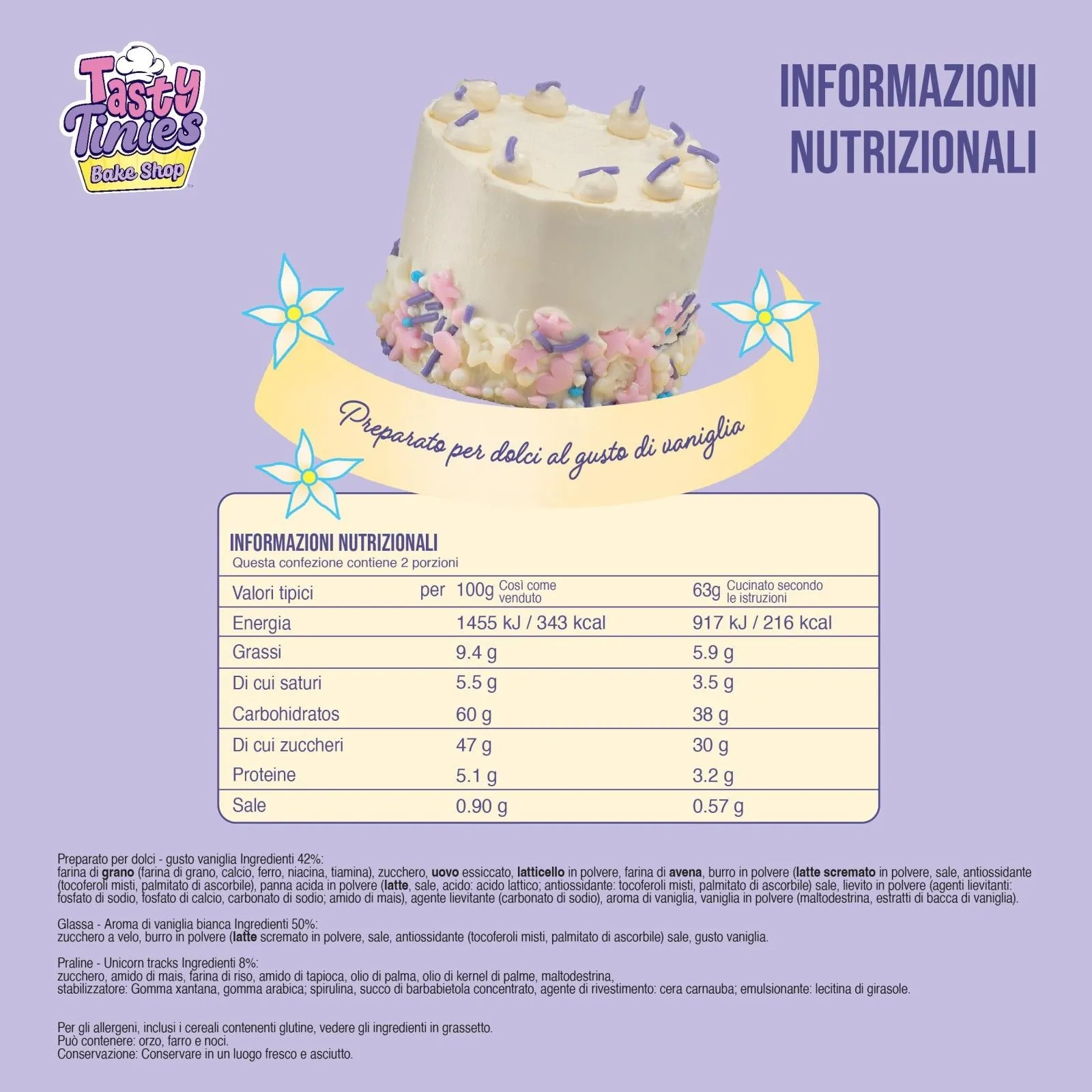 TD Toys|Tasty Tinies Cake Kit: Torta alla Vaniglia8720077323025