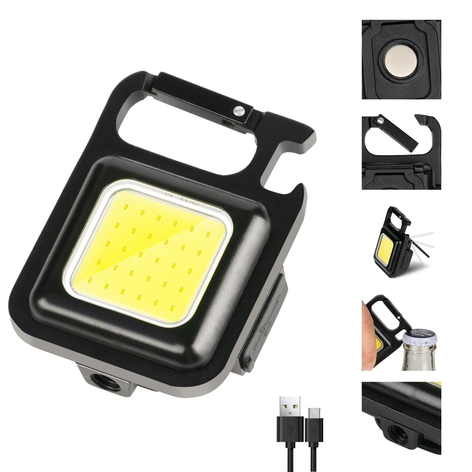 LUCE LED COB RICARICABILE- SOS RECHARGEABLE COB LED LIGHT-LEGAMI MILANO