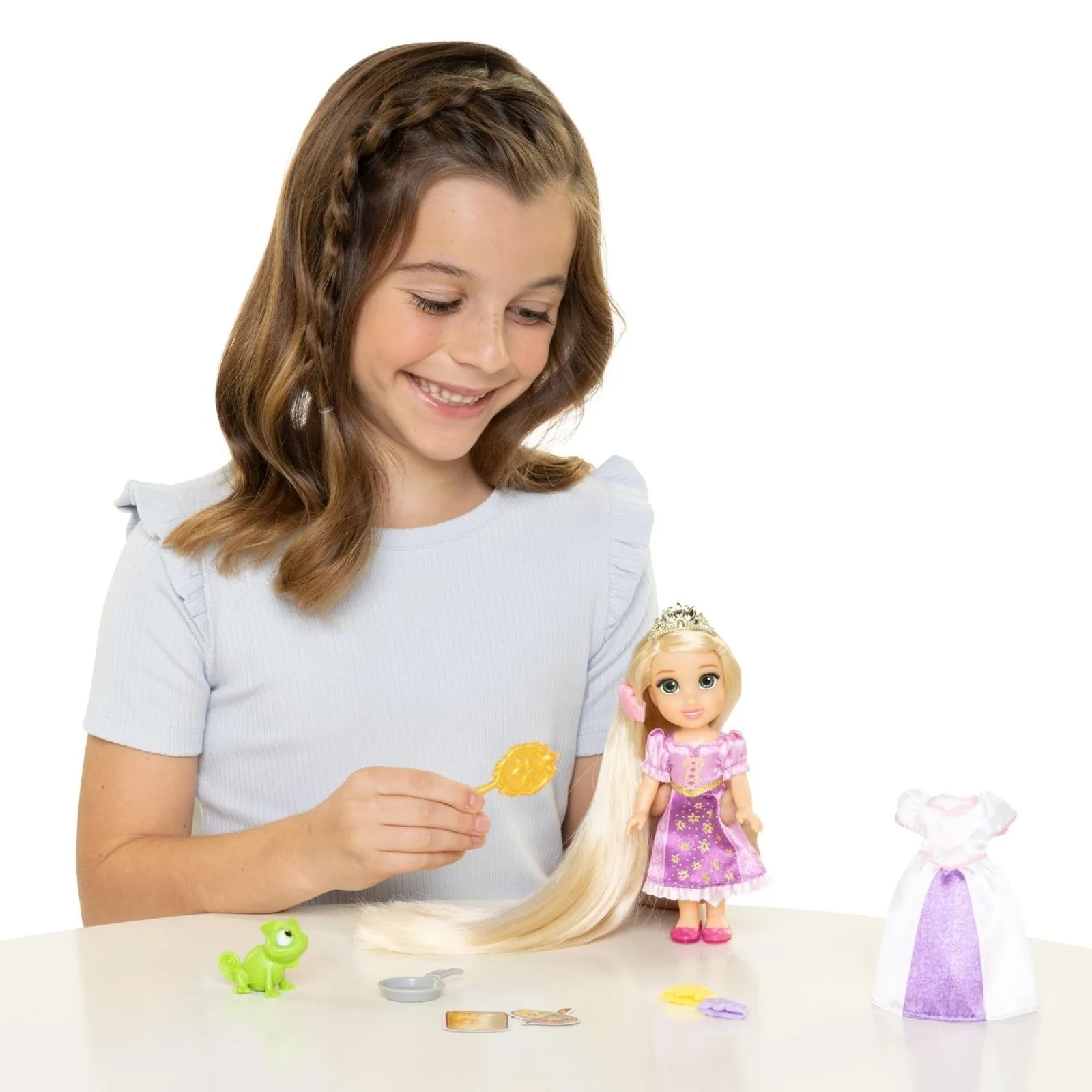 TD Toys|Disney Princess Longest Hair Rapunzel Doll (15cm.)192995233799