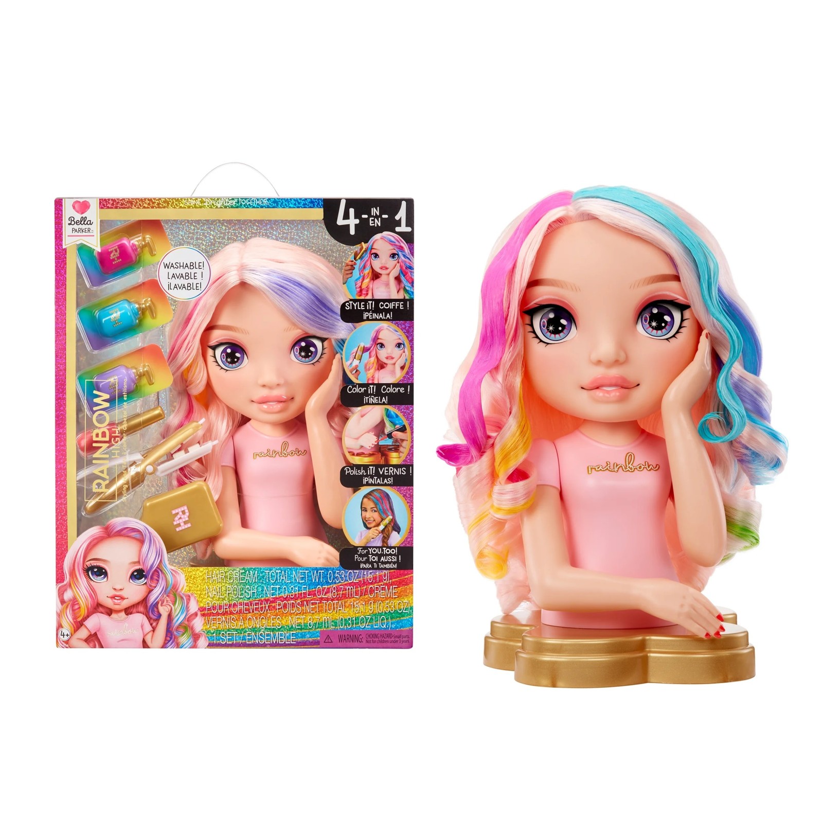 RAINBOW HIGH STYLING HEAD PLAYSET 120889 CANVASS-GIOCATTOLI PER BAMBINA