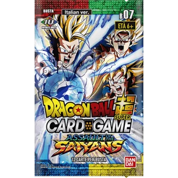 Dragon Ball Super DBS7 Box Assault of the Saiyans ITA-BOARD GAMES'- TD Toys