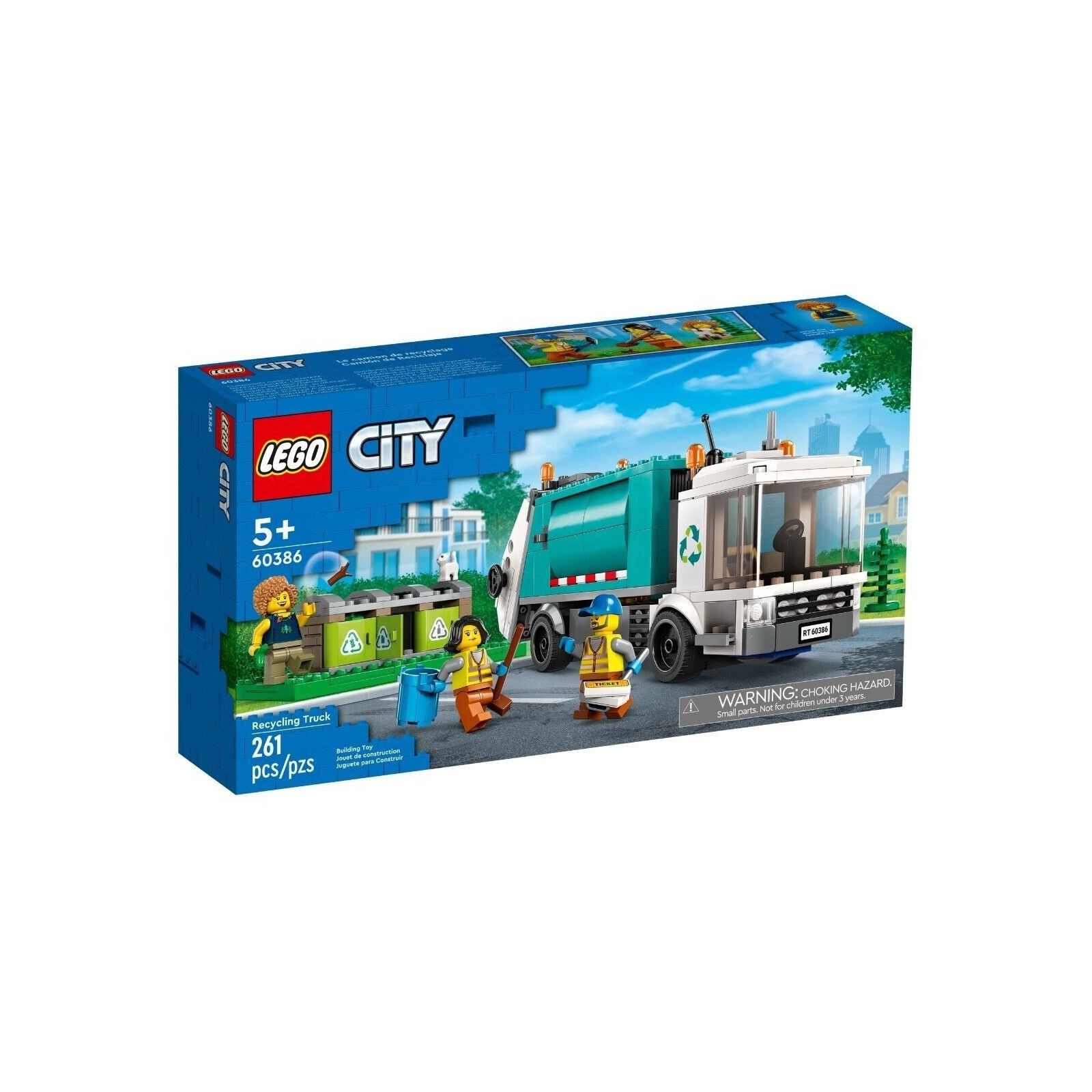 LEGO CITY CAMION RICICLAGGIO RIFIUTI 60386-LEGO