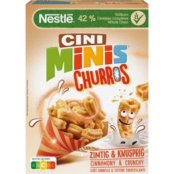 Nestlè Cini Minis Churros, churros alla cannella da 360g by | DRIN...