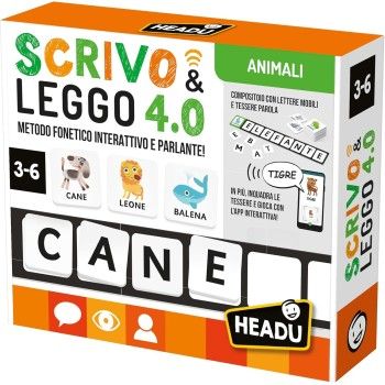 Scrivo & Leggo 4.0 Animali e Ambienti-GIOCATTOLI EDUCATIVI- TD Toys