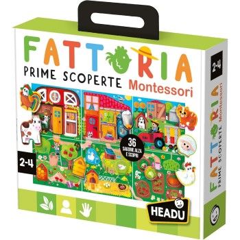 Fattoria Prime Scoperte Montessori-GIOCATTOLI EDUCATIVI- TD Toys