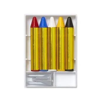 TD Toys|Set da 5 MATITE TRUCCO CON TEMPERINO8003558024025