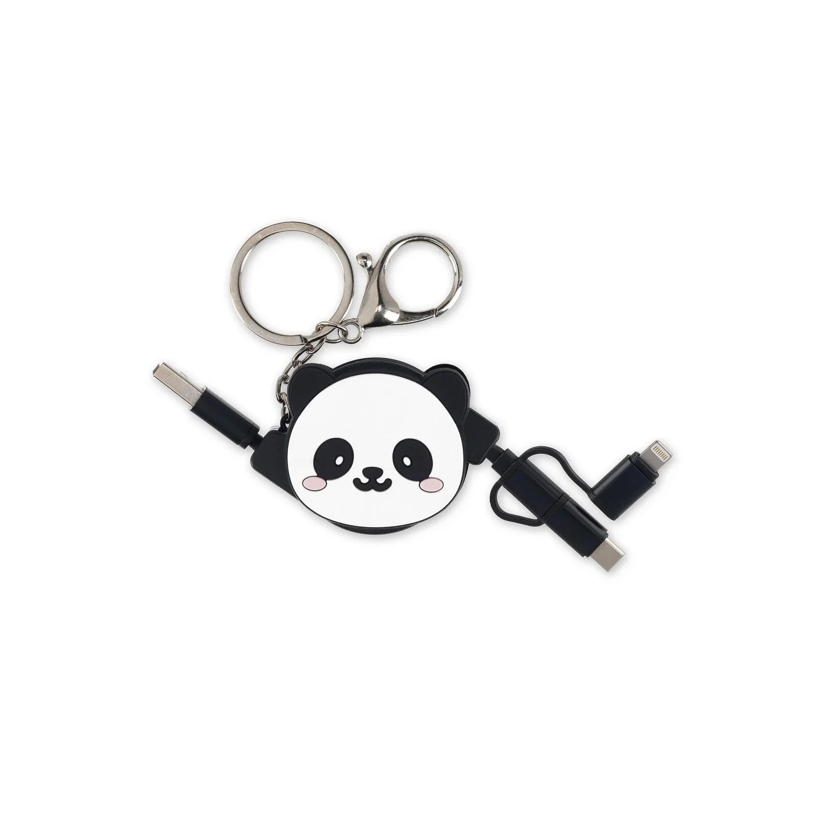TD Toys|CAVO RICARICA 3 IN 1 RETRAT. - CHARGE 'N ROLL - PANDA8052694011239