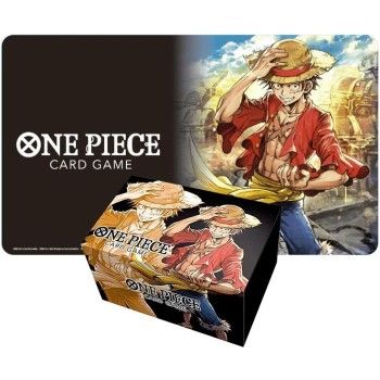 One Piece Card Game Playmat and Storage Box Set Monkey.D.Luffy-BOARD GAMES'- TD Toys