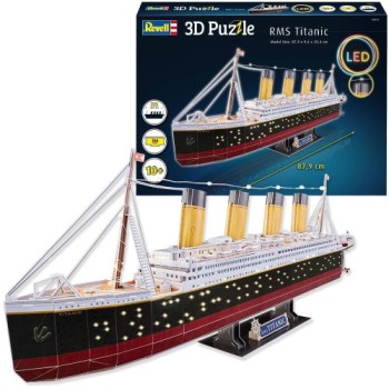 RMS Titanic - Edizione LED Puzzle 3D-MODELING- TD Toys