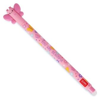 PENNA GEL CANCELLABILE - ERASABLE PEN - BUTTERFLY-STATIONERY- TD Toys