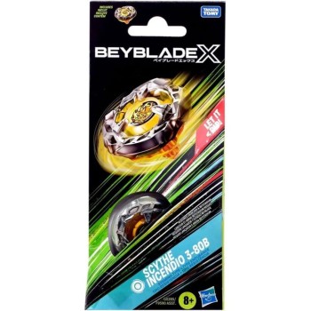 BeyBlade X Trottola Singola Scythe Incendio 3-80B-GIOCATTOLI PER BAMBINO- TD Toys