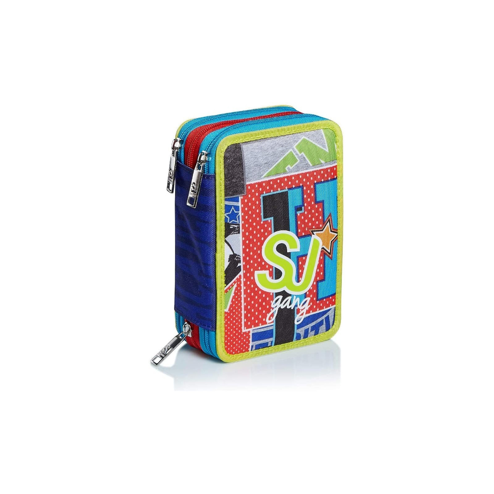 AST.3 ZIP SJ GANG COLLEGE & SPORT - Seven - PENCIL CASES - td-toys.it