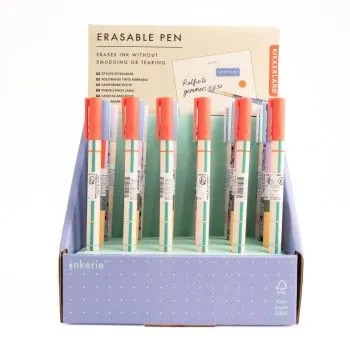 PENNA CANCELLABILE TAPPO KIKKERLAND DISPLAY DA 24-GADGETS- TD Toys