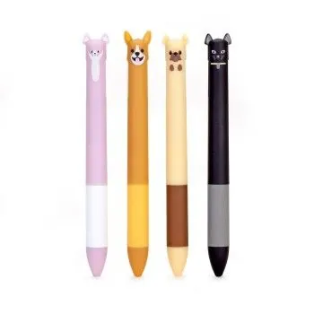 PENNA BICOLORE CANE E GATTO KIKKERLAND IN DISPLAY DA 24-GADGETS- TD Toys