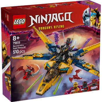 LEGO NINJAGO JET SUPER STORM DI RAS E ARIN 71833-COSTRUZIONI LEGO- TD Toys