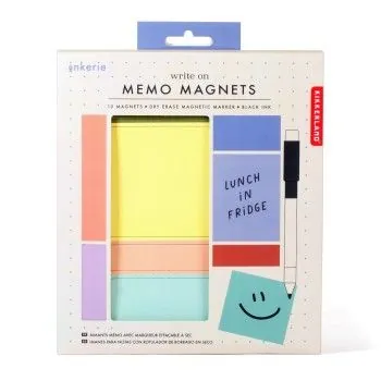 10 MEMO MAGNETICI PIATTI MULTICOLORE KIKKERLAND-GADGETS- TD Toys