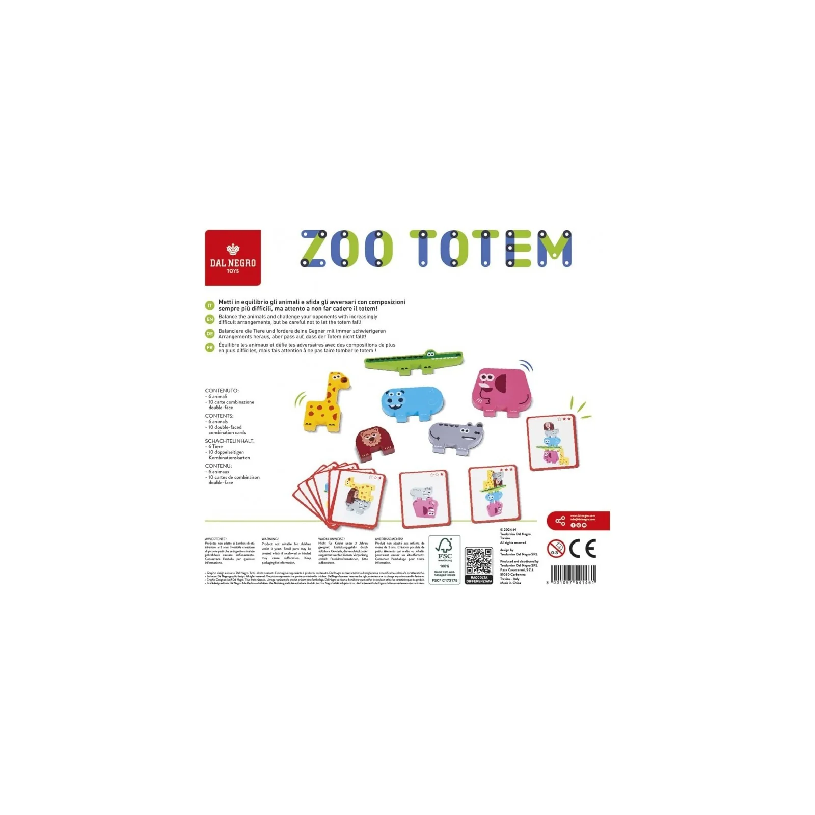TD Toys|ZOO TOTEM FSC 100%8001097541461