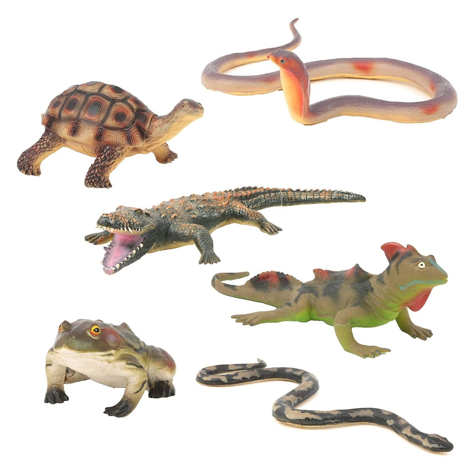 PARK & FARM - Assorted Soft Reptiles 6 models 23 / 127cm - GIOCHERIA SPA - CHILD - td-toys.it