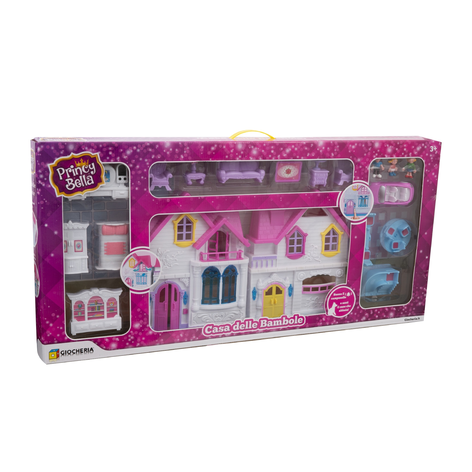 CRAZY PRICE - Dollhouse with Lights and 3 Dolls included - GIOCHERIA SPA - CHILD - td-toys.it